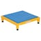 Vestil Adj. Steel Stand, 6-3/4-8-3/4 H, 24 x 24, 6.75 Overall Height, Steel, Yellow AHT-L-2424 - alternate 1